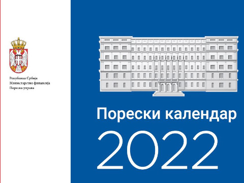 Порески календар за мај 2022. године